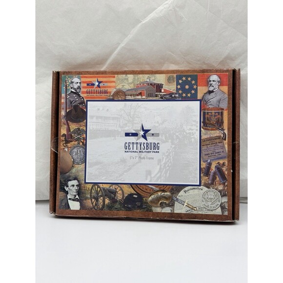 Gettysburg National Park Collector Photo Picture Frame 5 X 7 Civil War Design - Picture 2 of 11